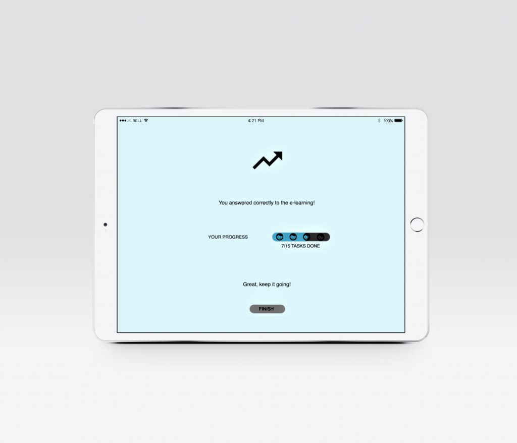 Telerehabilitation with Optimov - After E-learning report